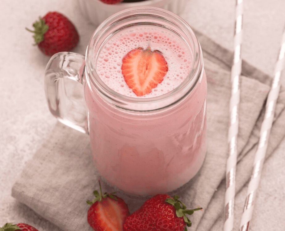 La meilleure recette de smoothie protéiné à la fraise