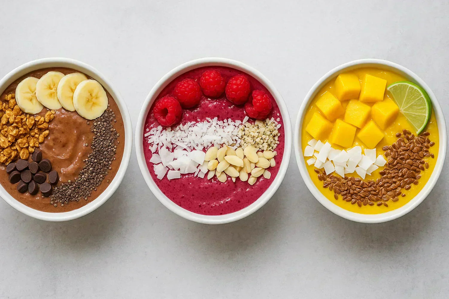 3 recettes de smoothie bowls protéinés pour booster ta journée