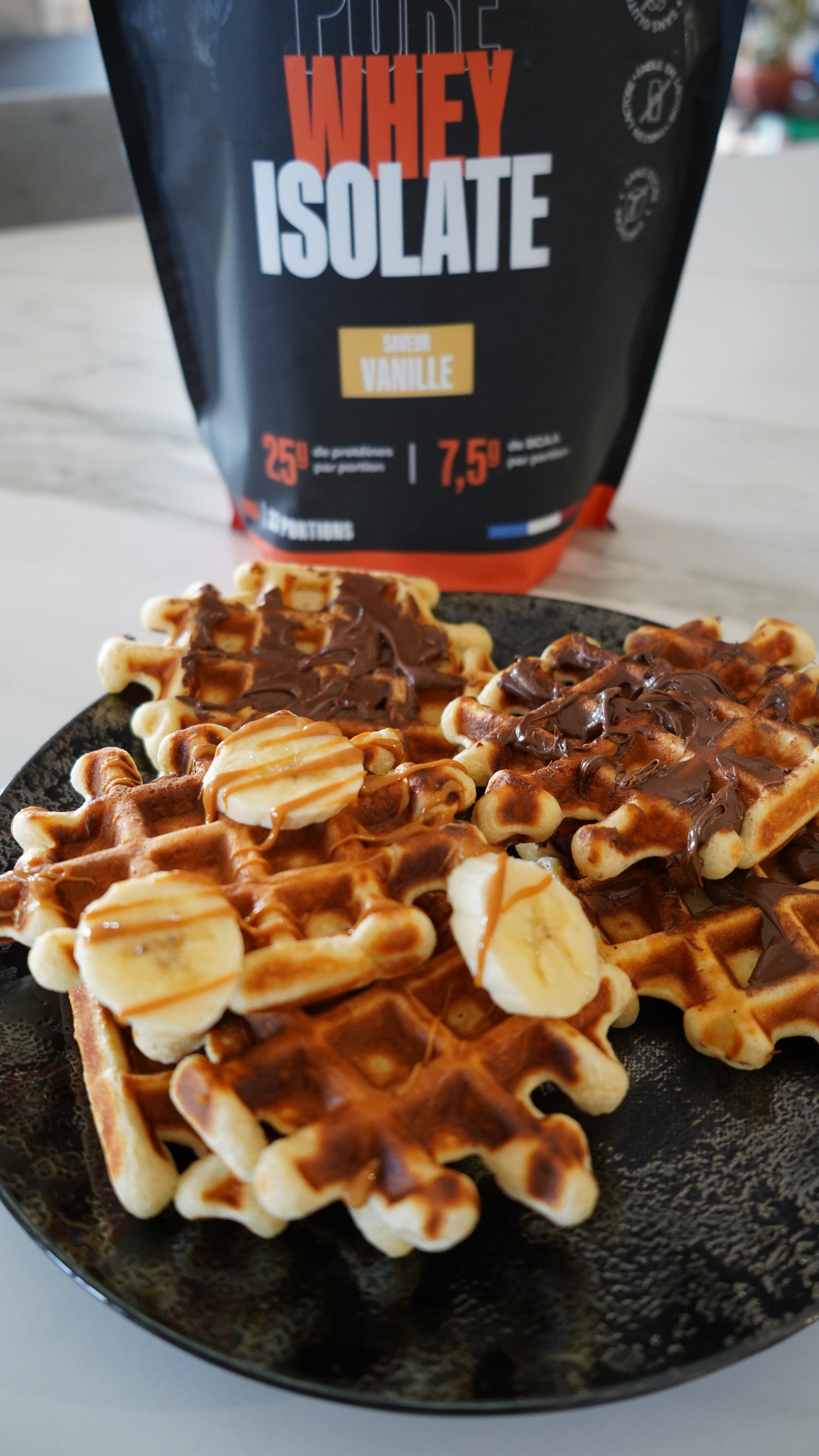 La meilleure recette de gaufres protéinées à la whey