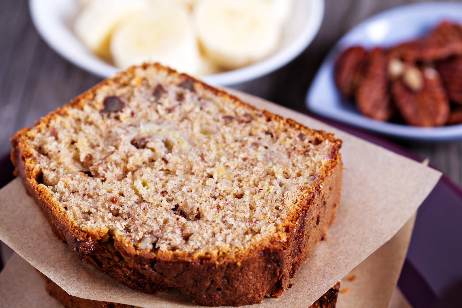 Recette de banana bread gourmande et protéinée pour Mardi Gras